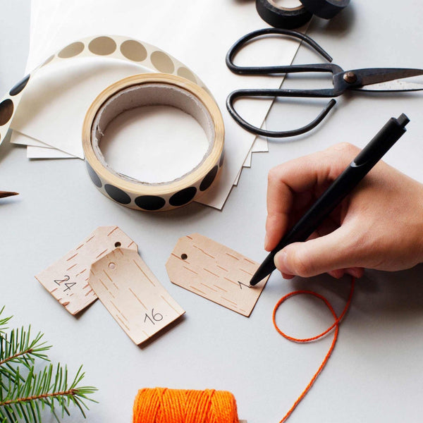 Charles And Marie Geschenkanhänger - BIRKENRINDE - 6er-Set | Moya