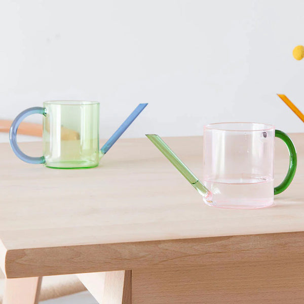 charles and marie GLASS WATERING CAN - zweifarbige Glas-GIESSKANNE | Block Design