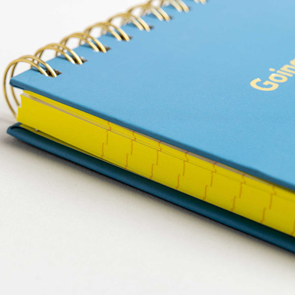 Charles And Marie GOING PLACES - A5 Notizblock - Hardcover Mit Spiralbindung | Somewhere