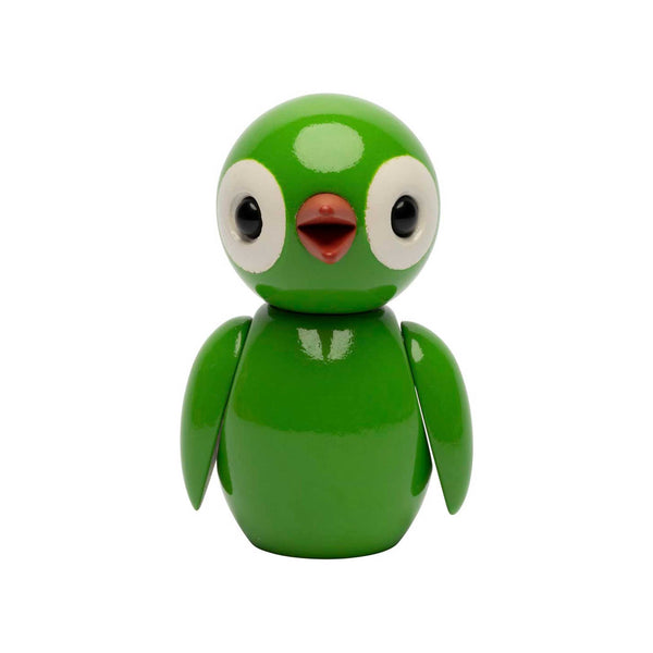 charles and marie GRATEFUL GREEN - Kleiner Grüner Holz-Deko-Vogel - Spring Birds - Chresten Sommer | Spring Copenhagen