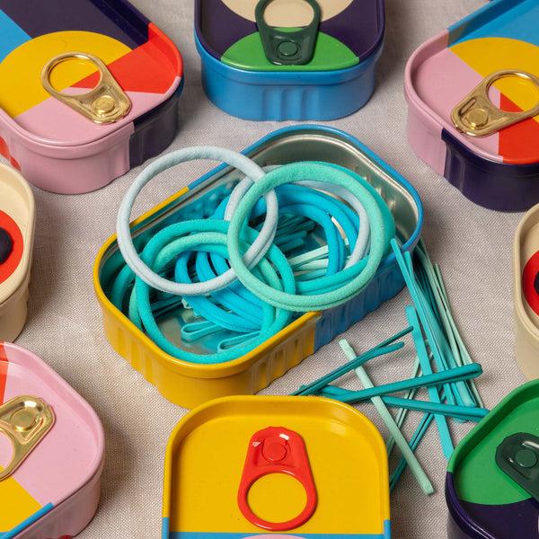 Charles And Marie GREAT HAIR DAY - Tinned Goods - Haar-Gummis & -Klammern | Block Design