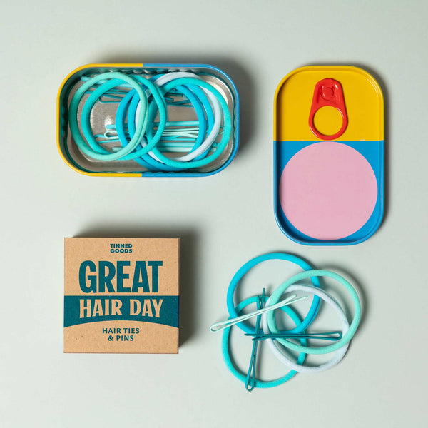 charles and marie GREAT HAIR DAY - Tinned Goods - Haar-Gummis & -Klammern | Block Design