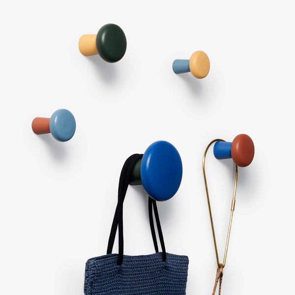 charles and marie HARBOR WALL HOOKS | vers. GARDEROBENHAKEN | 5er Set | Pat Kim | Areaware