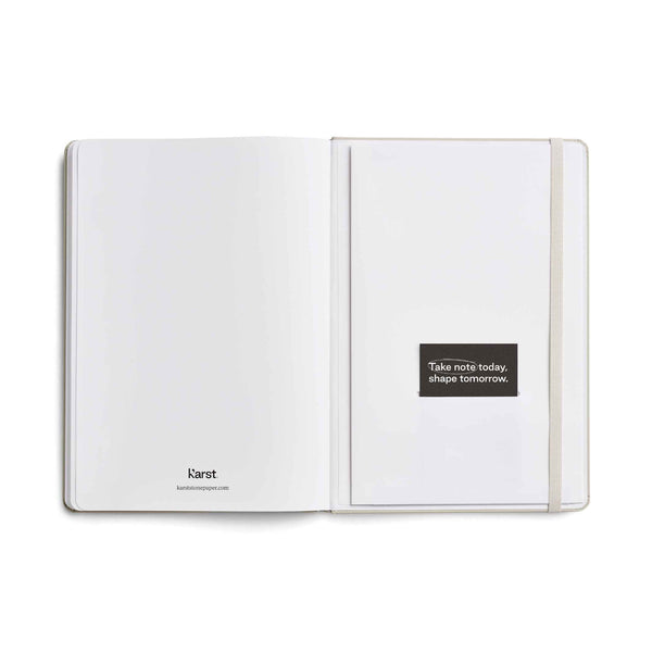 Charles And Marie Hardcover NOTEBOOK A5 | Glacier NOTIZBUCH | Karst Stone Paper