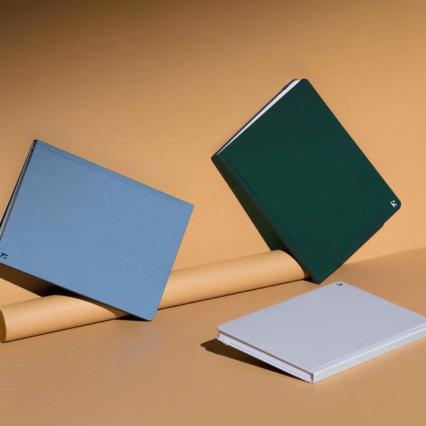 Charles And Marie Hardcover NOTEBOOK A5 | Glacier NOTIZBUCH | Karst Stone Paper