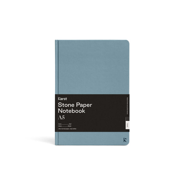 charles and marie Hardcover NOTEBOOK A5 | Glacier NOTIZBUCH | Karst Stone Paper