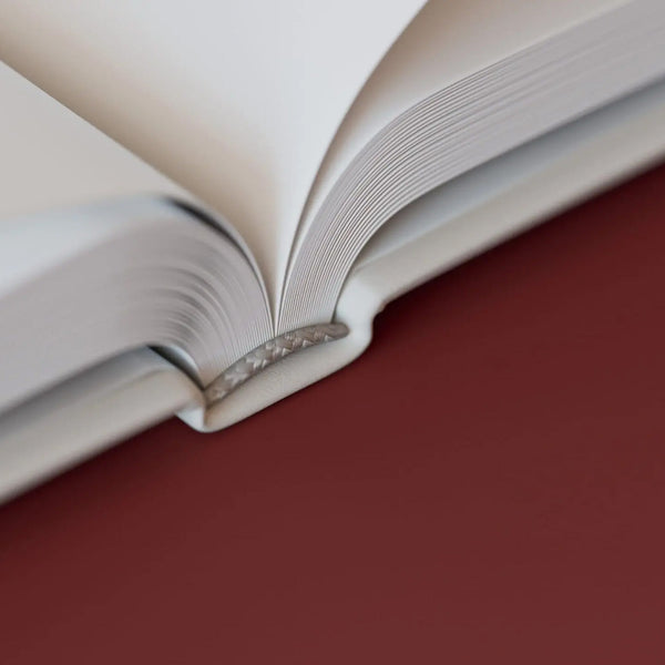 Charles And Marie Hardcover NOTEBOOK A5 | Rosa NOTIZBUCH | Karst Stone Paper