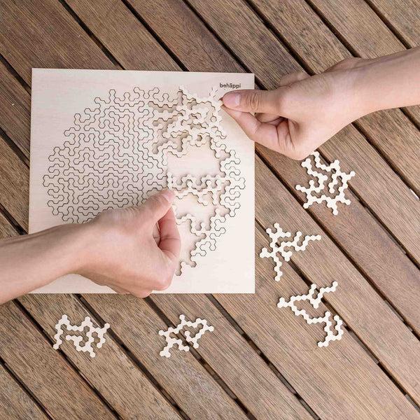 charles and marie HATCHEL | Außergewöhnliche IQ-PUZZLE aus Holz | Behäppi