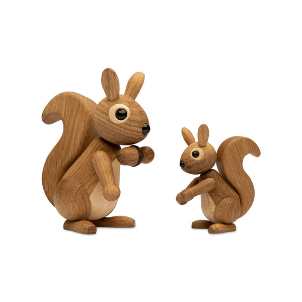Charles And Marie HAZEL | EICHHÖRNCHEN | Hölzerne DEKOFIGUR | Chresten Sommer | Spring Copenhagen