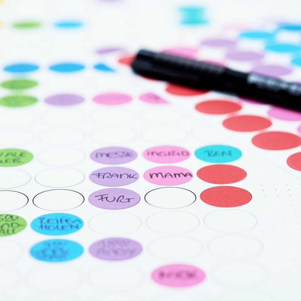 Charles And Marie HIGH RAINBOW - Jahresplaner - Hochformat | dot On