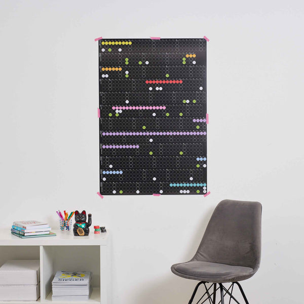 charles and marie HIGH RAINBOW - Jahresplaner - Hochformat | dot on