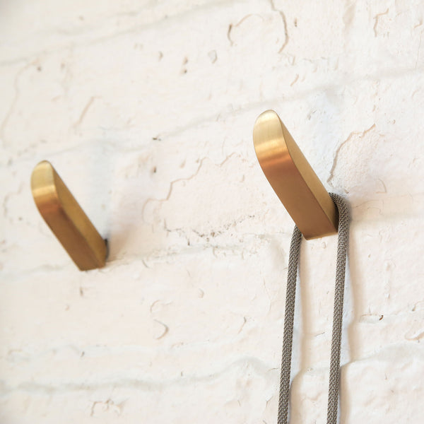Charles And Marie HITCH WALL HOOK | Messing WANDHAKEN | Single | Craighill