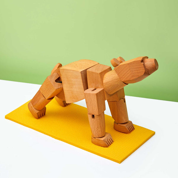 Charles And Marie HOLZ KREATUREN | Bewegliche HOLZTIERE | David Weeks | Areaware