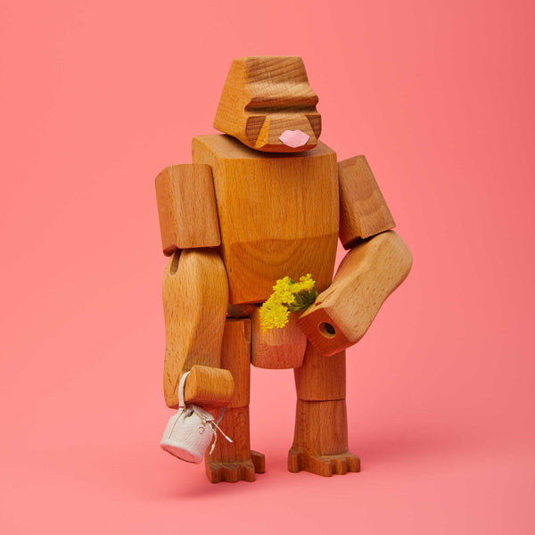 Charles And Marie HOLZ KREATUREN | Bewegliche HOLZTIERE | David Weeks | Areaware