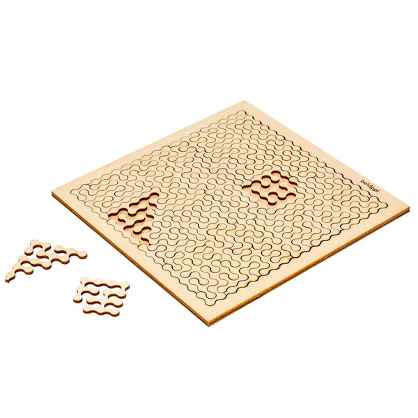 charles and marie HOOP | Außergewöhnliche IQ-PUZZLE aus Holz | Level Schwer | Behäppi