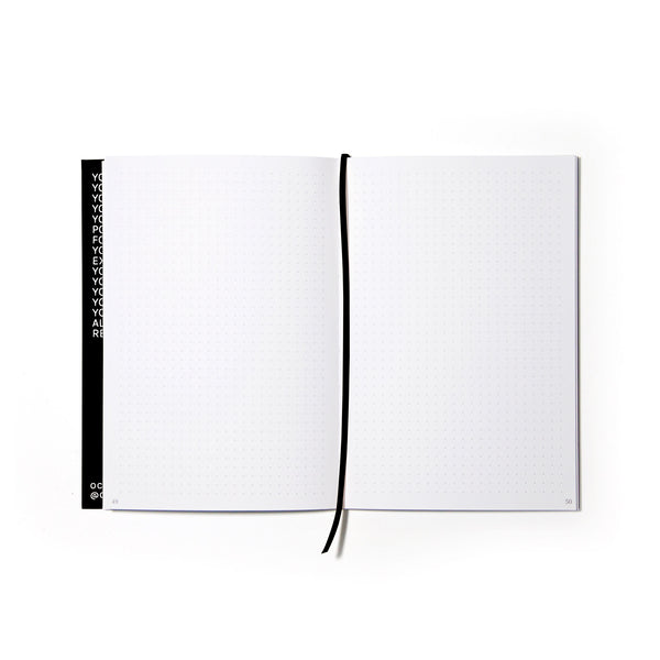 Charles And Marie HURT | Schwarzes NOTIZBUCH | A5 Mit Punktraster | Octàgon Design