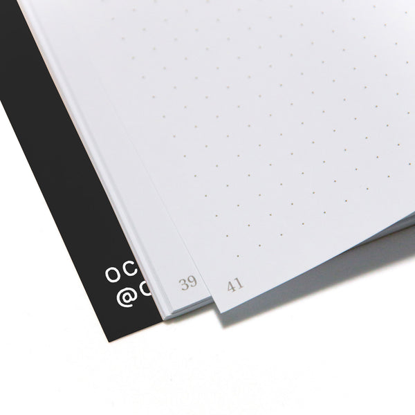 Charles And Marie HURT | Schwarzes NOTIZBUCH | A5 Mit Punktraster | Octàgon Design