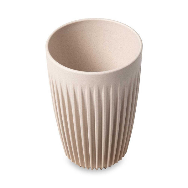 charles And Marie HUSKEE CUP & LID Natur | Wiederverwendbare KAFFEE & TEE-BECHER Aus Kaffee-Schalen | Huskee