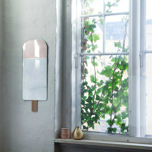 Charles And Marie ICE CREAM MIRROR - Rose-farbiger Wandspiegel - Nicole & Tor Vitner Servé | EO Elements Optimal