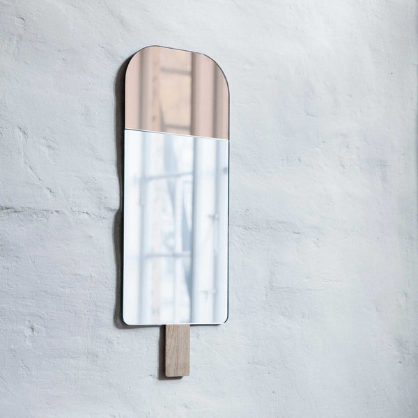 charles and marie ICE CREAM MIRROR - Rose-farbiger Wandspiegel - Nicole & Tor Vitner Servé | EO Elements Optimal