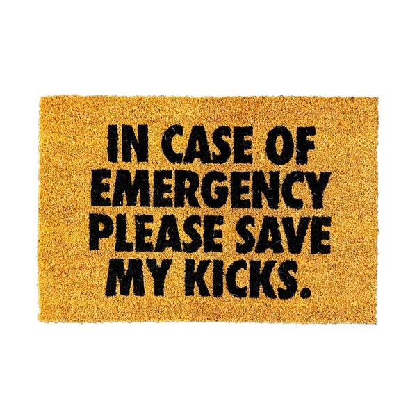 charles and marie IN CASE OF EMERGENCY | FUSSMATTE | 60x40 cm | Sneaker Essentials