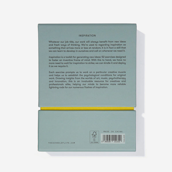 Charles And Marie INSPIRATION CARD SET | Förderung V. INNOVATIVEM DENKEN | 52 Englischsprachige Übungen | The School Of Life