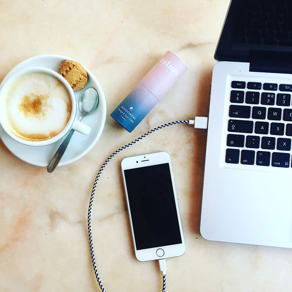 Charles And Marie IPHONE USB Zu Lightning Textil-VERBINDUNGS- & LADEKABEL | 100cm | Talmo