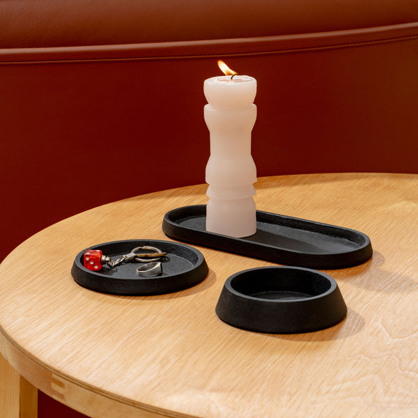 Charles And Marie IRON CATCHALL | Kleine ABLAGE & SCHALE | Hoher Rand & D=11 5 Cm | Josh Owen | Areaware