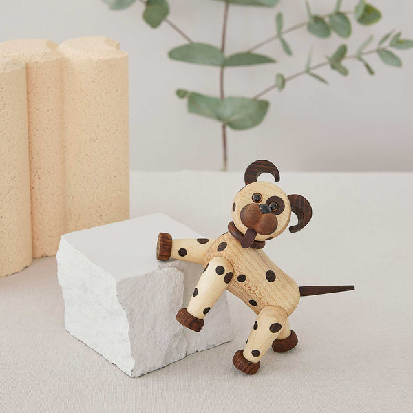 Charles And Marie JOY - Lustiger Kleiner Hunde Welpe - Holz-Dekofigur | Chresten Sommer | Spring Copenhagen