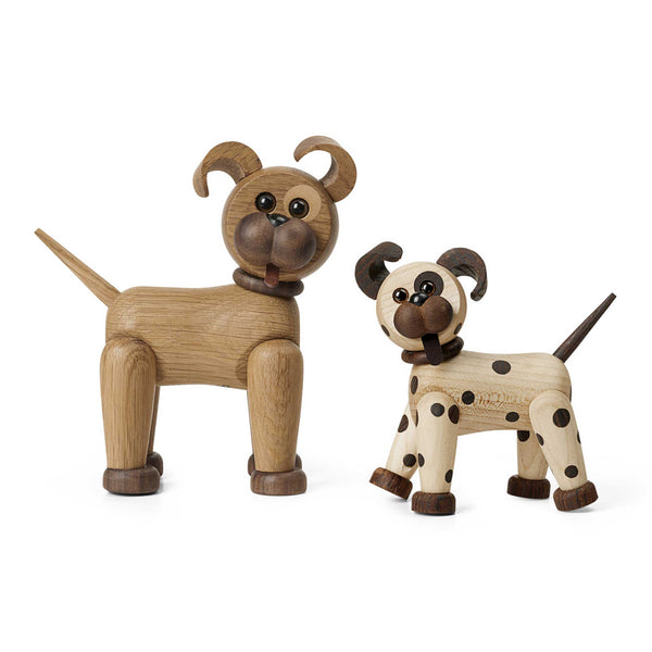Charles And Marie JOY - Lustiger Kleiner Hunde Welpe - Holz-Dekofigur | Chresten Sommer | Spring Copenhagen