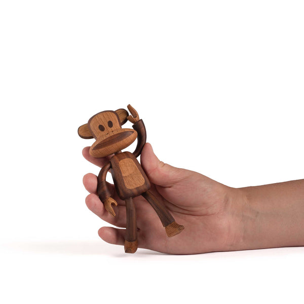 Charles And Marie JULIUS The MONKEY - Holzfigur - Walnuss & Eiche | Boyhood X Paul Frank