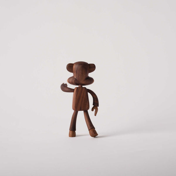 Charles And Marie JULIUS The MONKEY - Holzfigur - Walnuss & Eiche | Boyhood X Paul Frank