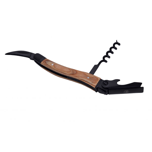 Charles And Marie Käse- & Wein-Set - Black Edition 3-teiliges Set | Laguiole