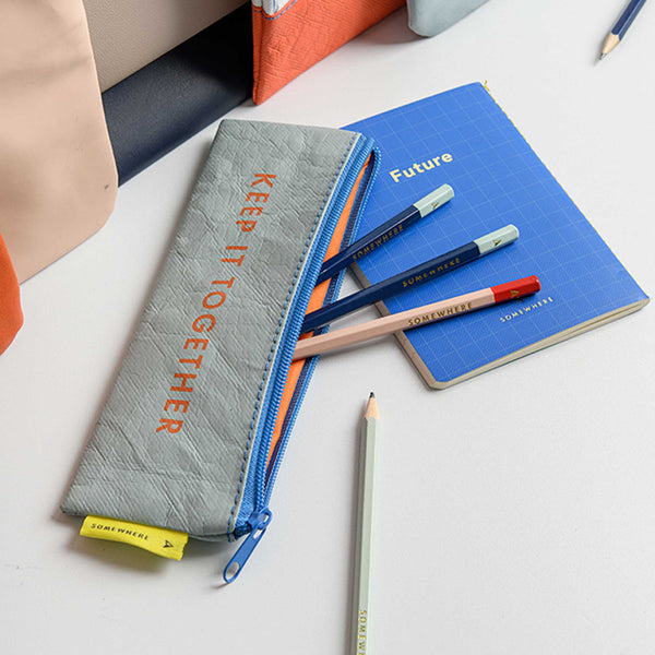 Charles And Marie KEEP IT TOGETHER - Tyvek FEDERMAPPE - 21x7 Cm | Somewhere