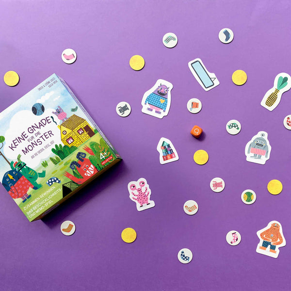 Charles And Marie KEINE GNADE Für Die MONSTER | Geschicklichkeits- & Memo-SPIEL | Helvetiq