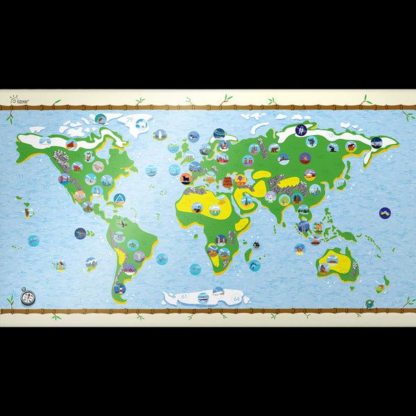 Charles And Marie Kids Map | Interaktive Kinder-WELTKARTE | Awesome Maps