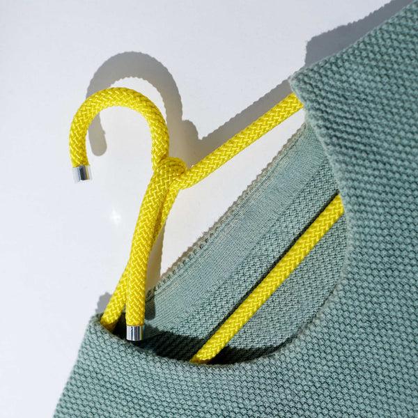 Charles And Marie KIDS ROPE HANGER | Kinder-Textil-Kleiderbügel Aus Seil | 3er Set | Peppermint Products