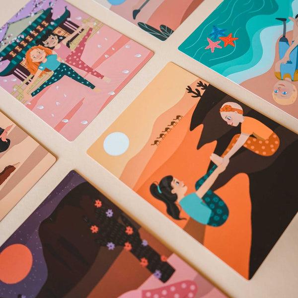 Charles And Marie KIDS YOGA - Partner Erweiterungs-Set - 30 Weitere Partner Yoga-Übungen Für Kinder | IMYOGI