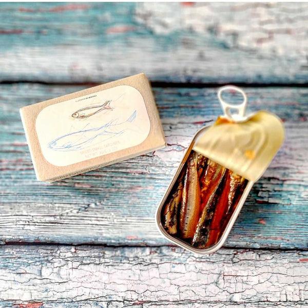 Charles And Marie Kleine Pikante SARDINEN In Olivenöl | Feinkost FISCHKONSERVE | 90gr | José Gourmet