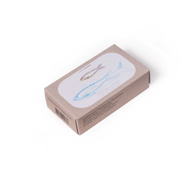 charles and marie Kleine pikante SARDINEN in Olivenöl | Feinkost FISCHKONSERVE | 90gr | José Gourmet