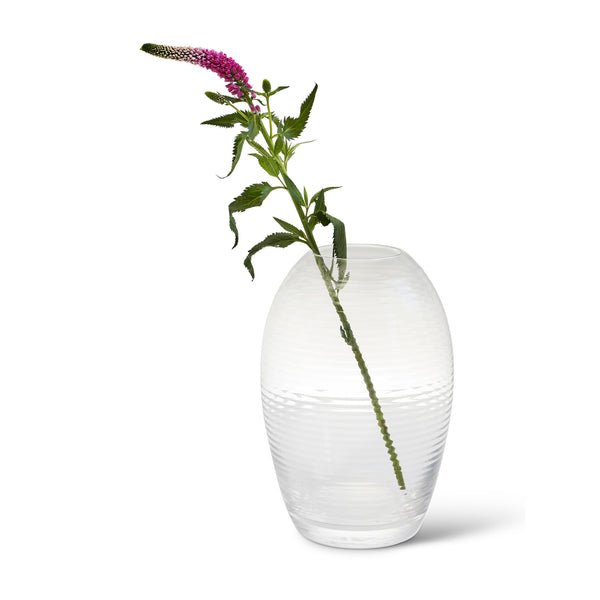 charles and marie LAINE OVAL | Ovale GLAS-VASE | H=20 cm | Samuli Helavuo | Spring Copenhagen