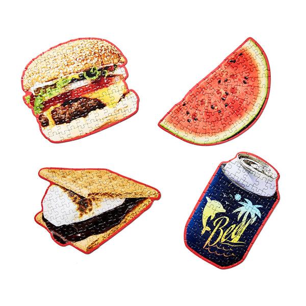 charles and marie LITTLE PUZZLE THING | COOKOUT PUZZLES | Serie VI ca. 70 Teile | Areaware