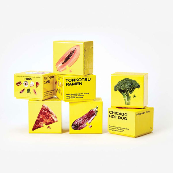 Charles And Marie LITTLE PUZZLE THING | FOOD-PUZZLES | Serie I Ca. 70 Teile | Areaware