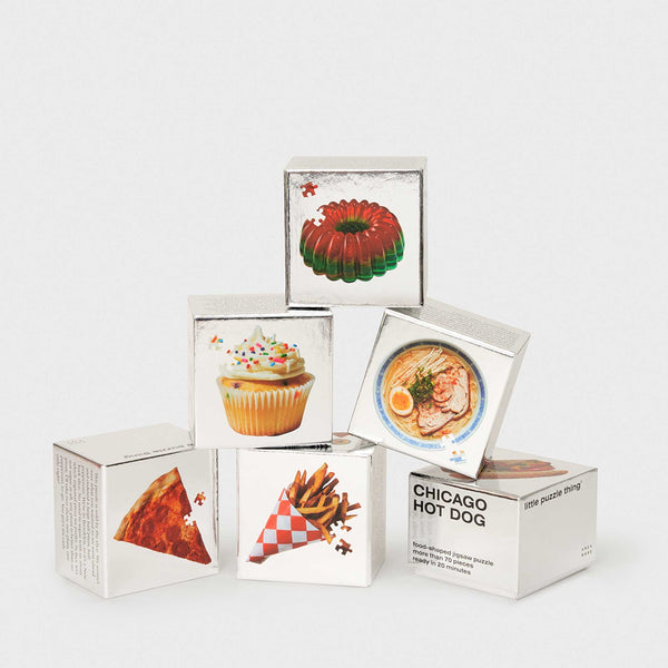 Charles And Marie LITTLE PUZZLE THING | FOOD-PUZZLES | Serie VII A La Carte | Ca. 70 Teile | Areaware