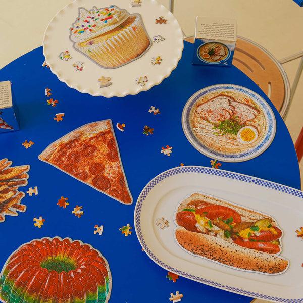 charles and marie LITTLE PUZZLE THING | FOOD-PUZZLES | Serie VII A la carte | ca. 70 Teile | Areaware