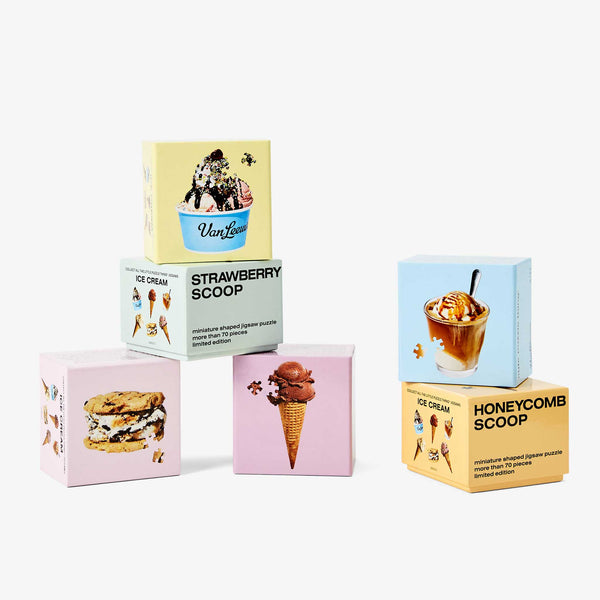 Charles And Marie LITTLE PUZZLE THING | ICE CREAM PUZZLES | Serie V Ca. 70 Teile | Areaware