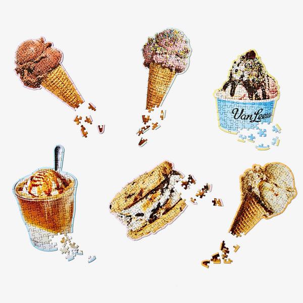 charles and marie LITTLE PUZZLE THING | ICE CREAM PUZZLES | Serie V ca. 70 Teile | Areaware