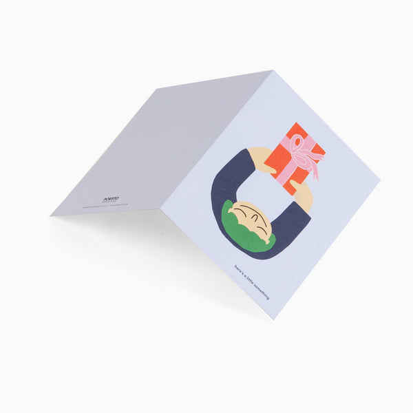 Charles And Marie LITTLE SOMETHING - Zwei Grusskarten 14x10 Cm | Kassia Rico | Poketo