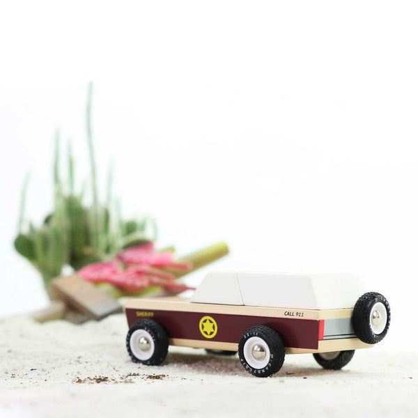 Charles And Marie LONE SHERIFF | Vintage Holz-MODELLAUTO | CandyLab Toys