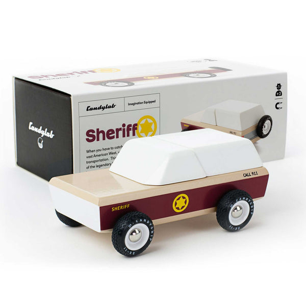 Charles And Marie LONE SHERIFF | Vintage Holz-MODELLAUTO | CandyLab Toys